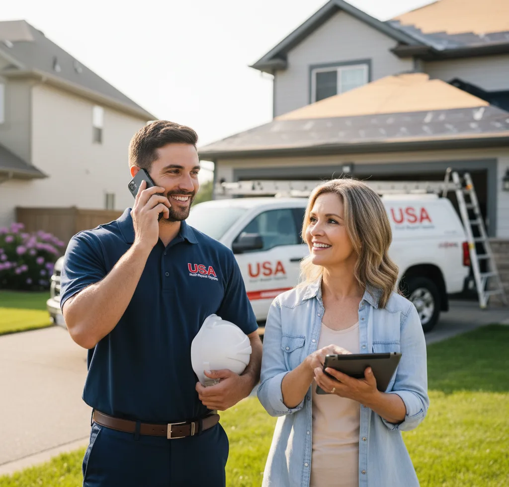 USA Roof Repair Experts customer support in Chattahoochee